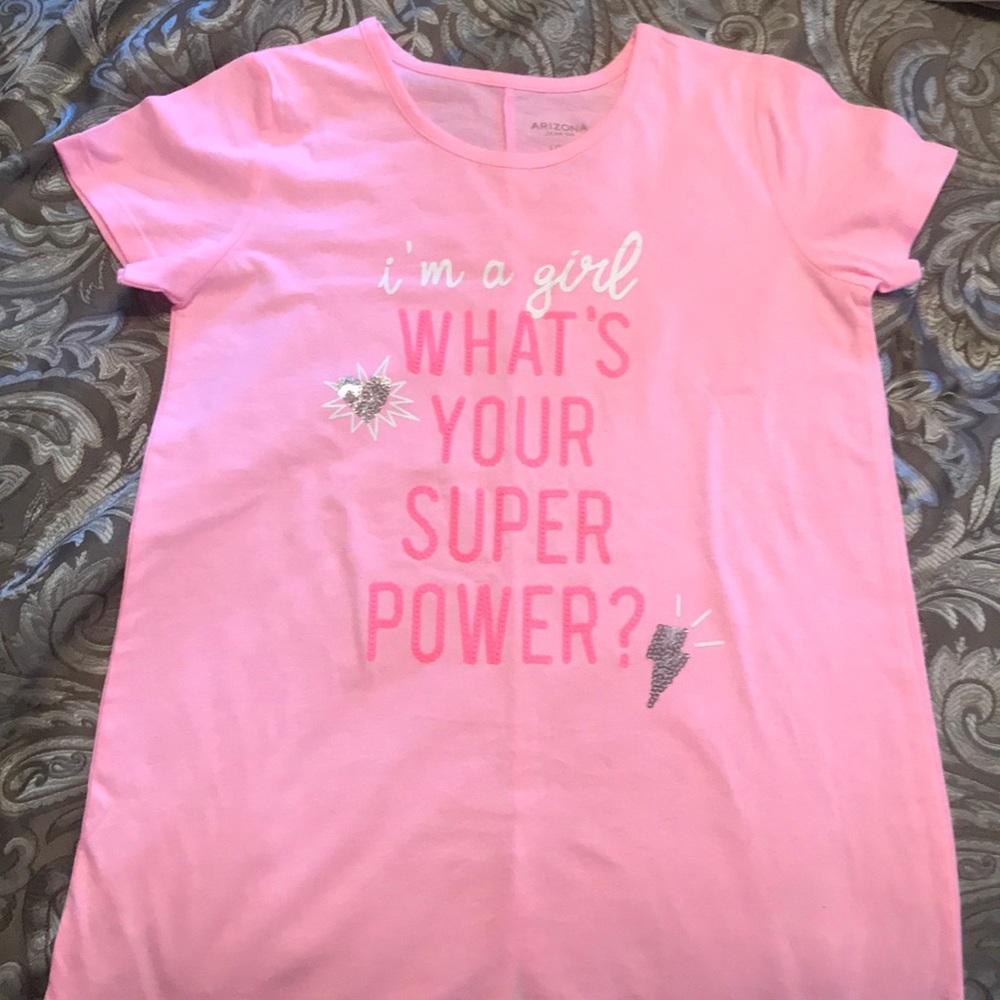GIRL POWER EMBELLISHED TSHIRT